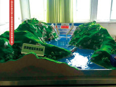 麗水核電站模型集裝箱叉式裝卸車模型溢流重