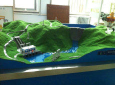 宜昌展覽設備模型套管式換熱器模型火山地貌