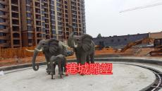 桂林公园景观玻璃钢大象雕塑零售厂家