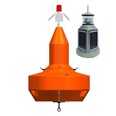 高度2.2米海洋中型警戒浮標塑料燈塔航標