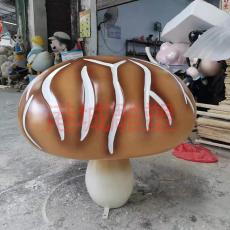 咸宁食用菌保育基地玻璃钢羊肚菌雕塑厂家