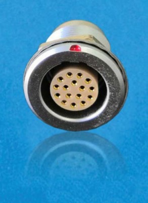 湛江HVK-2T16芯针连接器IP68金属圆形航插定制