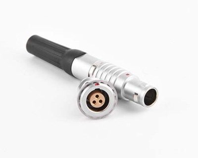 上饶HVK-0b1b2b3b4b推拉自锁航空插头4芯8针加工定制