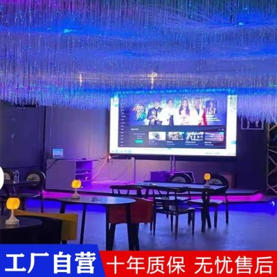 在太原游泳馆装修软膜天花蓝天白云吊顶