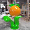 桂林乡村小镇入口招牌仿真脐橙雕塑定制厂家