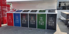 湖北地鐵分類回收垃圾箱定制