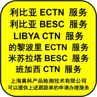 利比亚ECTN电子货物跟踪单几日能做完