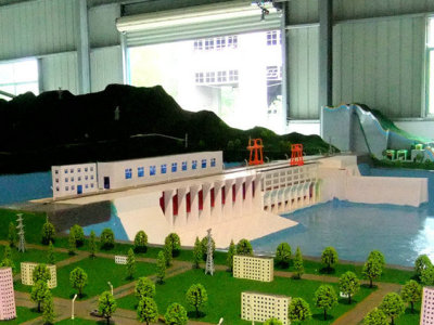 本溪展示模型水电站厂房组合模型高压输变电