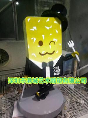广西桂林饼干厂吉祥物玻璃钢卡通公仔雕塑厂