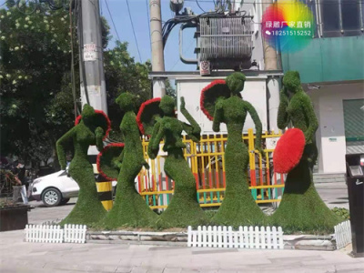 顺义区网红景区仿真绿雕厂家供应