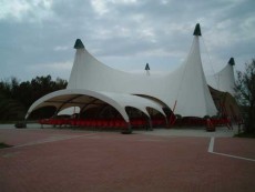陕西公交站台ETFE膜结构作用