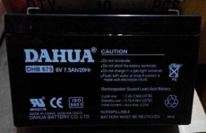 福建大华电池DHB12650图片价格12V65AH