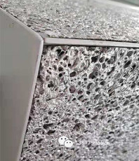 新型建筑装饰材料进口泡沫铝