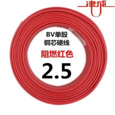 津成电线电缆阻燃聚氯乙烯绝缘电线ZR-BV