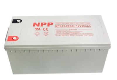 NPP耐普NPG12-200AH太阳能胶体蓄电池销售