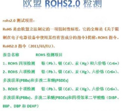 ROHS检测认证机构