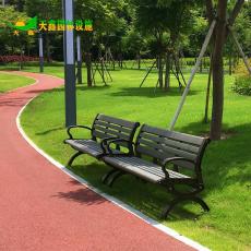 東莞戶外公園椅 塑木公園椅 戶外景觀長凳