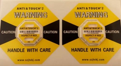 宿县二代国产ANTI&TOUCH75G防震动警示标签整盒包邮