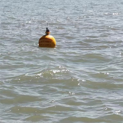 海上实心聚乙烯浮球通孔塑料浮筒