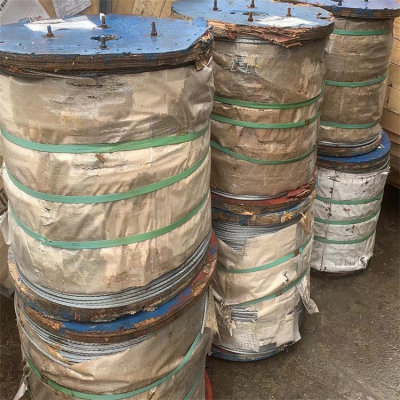 黔东南大量回收库存钢绞线520kg整盘钢绞线