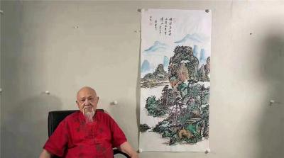 画坛宗师黄宾虹嫡亲传人黄努卫孤品欣赏