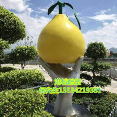 生态柚子园入口沙田柚雕塑地标性标志定制厂