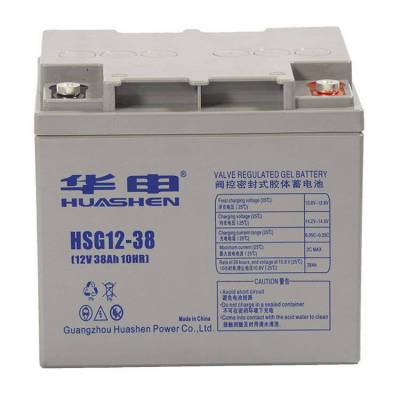 华申蓄电池HS12-38AH发电性能参数