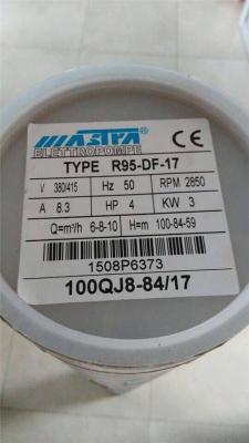 萬事達(dá)R95耐磨家用井水不銹鋼銅頭深井泵