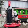 新疆红酒基地玻璃钢红酒瓶熊猫组合雕塑价格