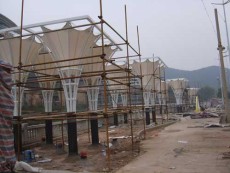 新疆学校PTFE膜结构施工方案