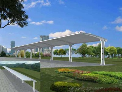 新疆公交站台PTFE膜结构方案