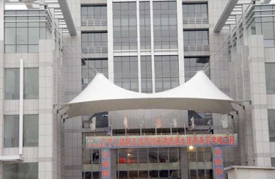 宁夏公交站台膜结构面积