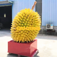 海南批发水果市场榴莲雕塑标志定制价格电话