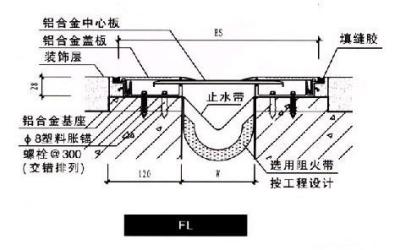 保定建筑铝合金盖板变形缝厂家