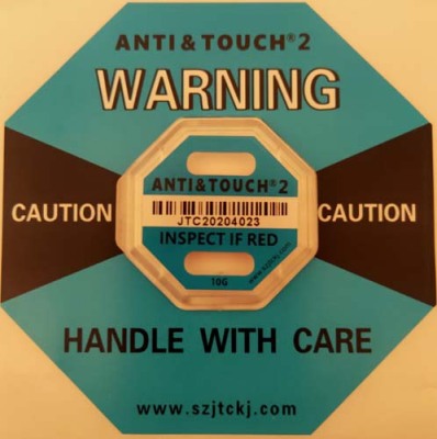 马鞍山二代国产ANTI&TOUCH75G防震动警示标签怎么报价