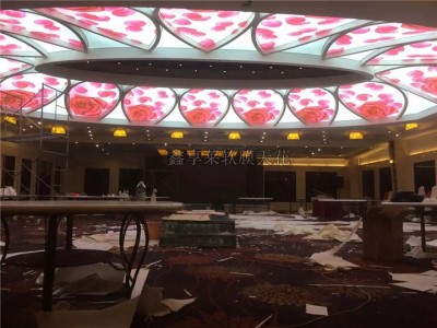 湖北水墨画软膜灯箱-免费上面测量-首选鑫享莱软膜
