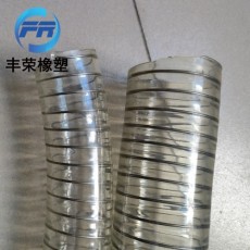 pu食品级透明钢丝软管304不锈钢丝软管