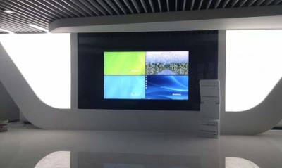 海南展厅展示液晶拼接大屏图片