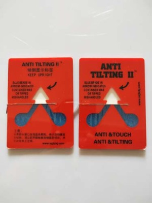 珠海ANTI&TILTING人字型防倾倒警示标贴包邮