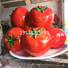 乡村农产品西红柿雕像标志性标识定制厂家