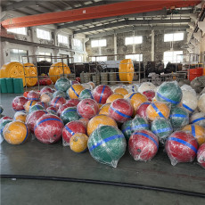 库区警示浮球直径60厘米塑料浮漂加工