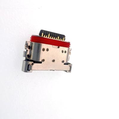 USB连接器type-c防水母座24p沉板L7.05双排