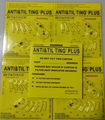 惠州ANTI&TILTING防震防倾斜防冲击指示标签工厂