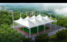 西藏体育场PTFE膜结构施工方案