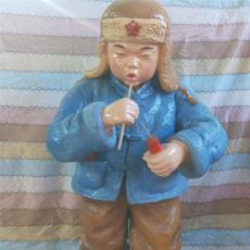 西安人像玻璃钢雕塑厂家供应