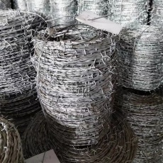 河北电镀锌刺绳厂家供应金华PVC包塑铁蒺藜