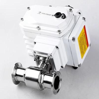 電動衛生級卡箍快裝球閥304