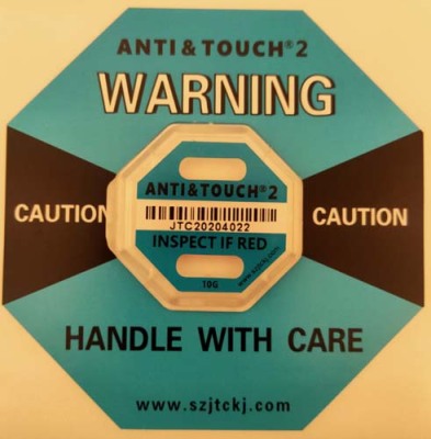 广西二代国产ANTI&TOUCH75G防震动警示标签价格