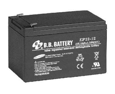 BB蓄电池EP12-12原装UPS电源电池12V12AH