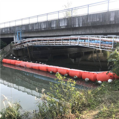 水上对夹组合拦污浮漂浮排